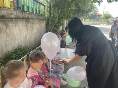 Децата от група "Калинки" на гости в Об "Христо Ботев" 4